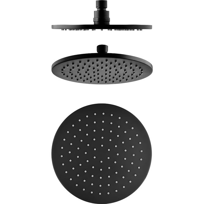 Fienza Starry 200 Overhead Rain Shower - Matte Black