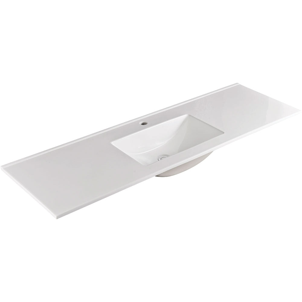 Fienza Vanessa 1500 Single Bowl Poly-Marble Basin - Top