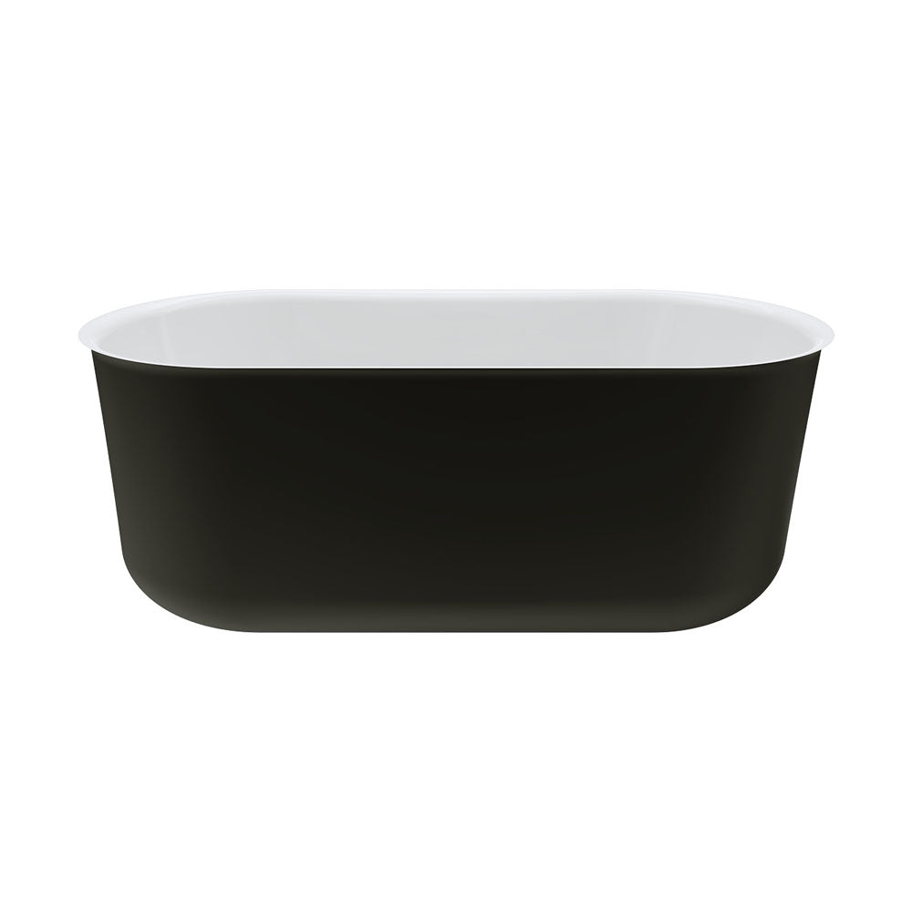 Fienza Windsor 1500 Freestanding Acrylic Bath - Matte Black