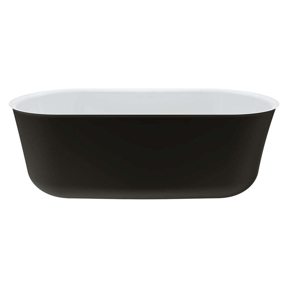 Fienza Windsor 1700 Freestanding Acrylic Bath - Matte Black