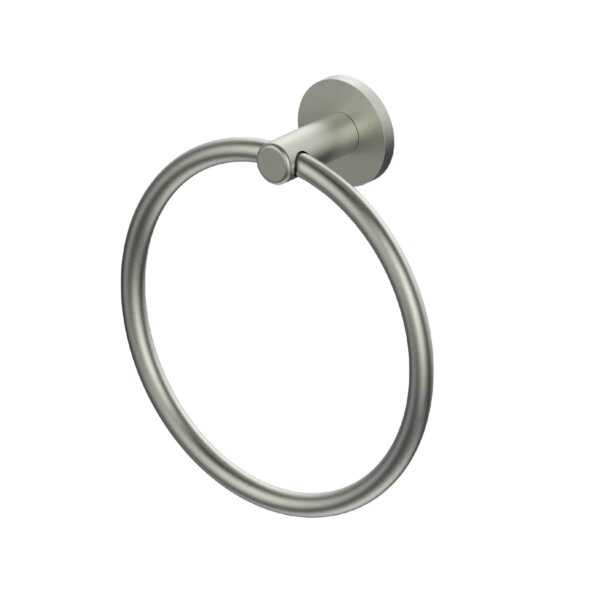 Greens Astro II Towel Ring - Brushed Nickel