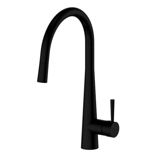 Greens Galiano Pull-Down Sink Mixer - Matte Black