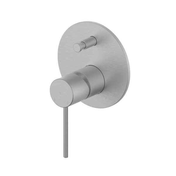 Greens Gisele Shower/Bath Diverter Mixer - Brushed Stainless