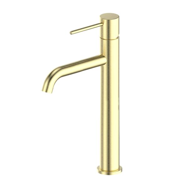 Greens Gisele Tower Basin Mixer - Brushed Brass