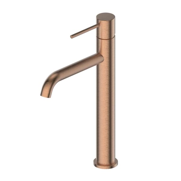 Greens Gisele Tower Basin Mixer - Brushed Copper