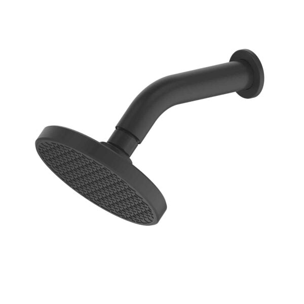 Greens Glide RainBoost Shower Rose with Arm - Matte Black — Reno Hub