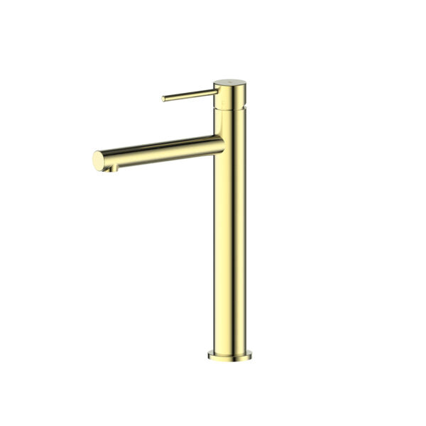 Greens Maci Tower Basin Mixer - Brushed Brass