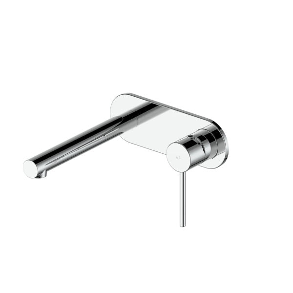 Greens Maci Wall Basin Mixer with Faceplate - Chrome