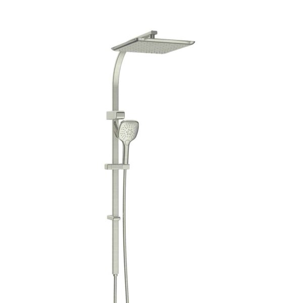 Greens Skyla Airflo Twin Rail Shower - Brushed Nickel