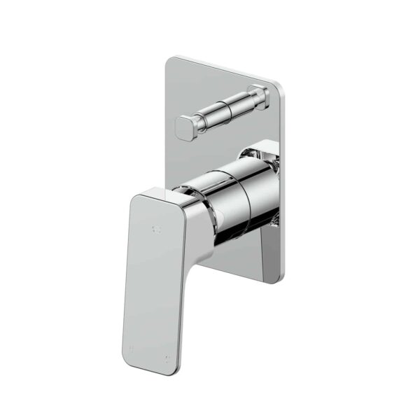 Greens Swept Shower/Bath Diverter Mixer - Chrome