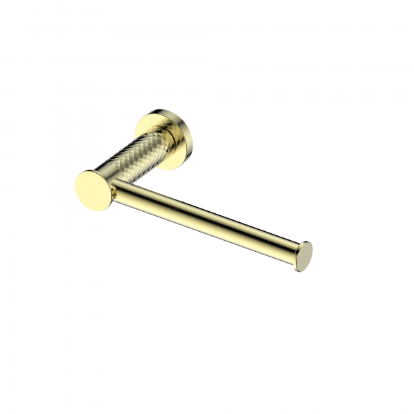 Greens Tesora Toilet Roll Holder - Brushed Brass