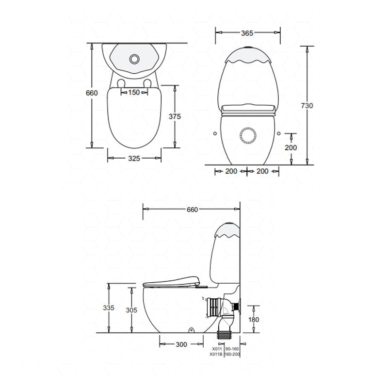 Johnson Suisse Egg Junior Children's Toilet Suite