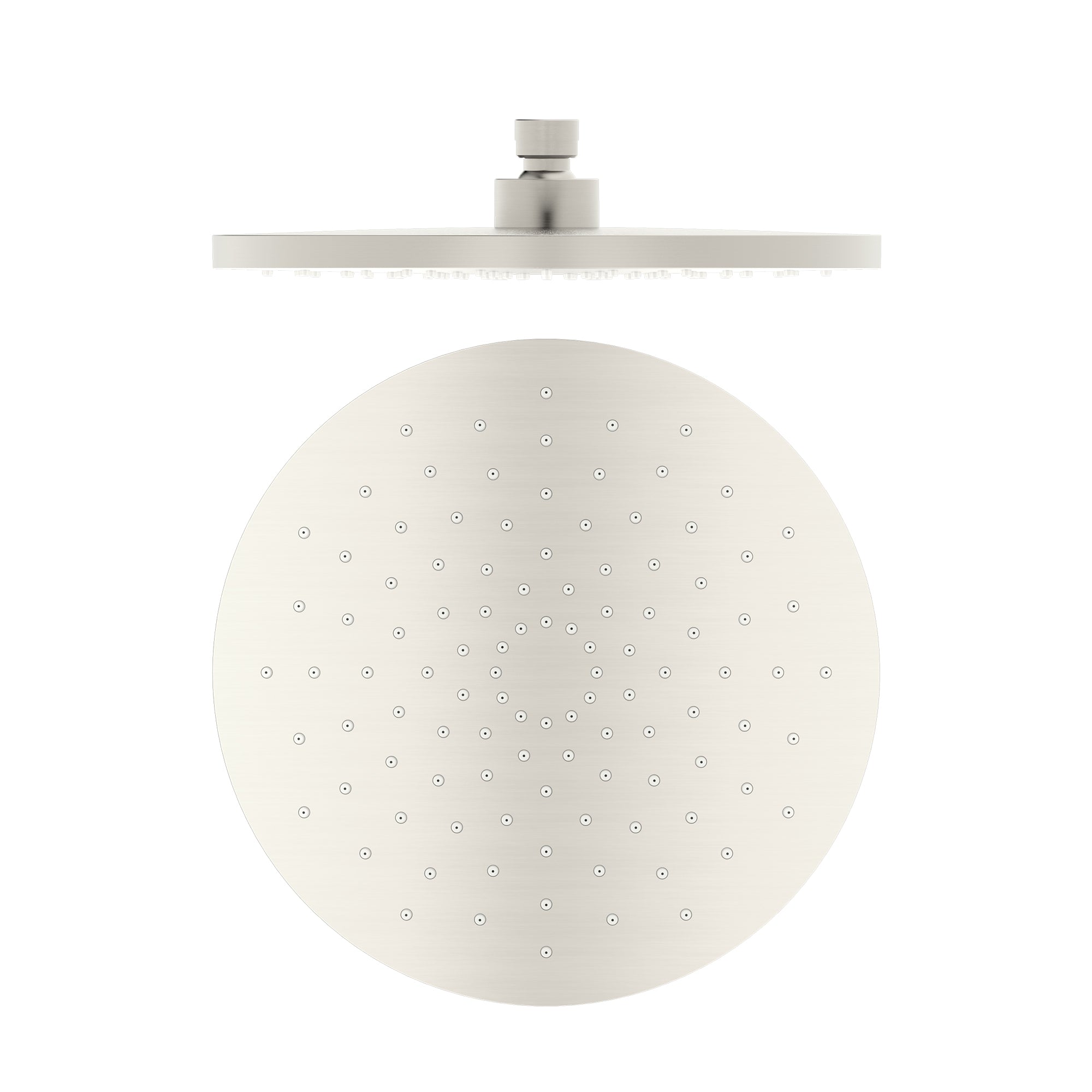 Nero 250mm ABS Round Shower Head - Brushed Nickel