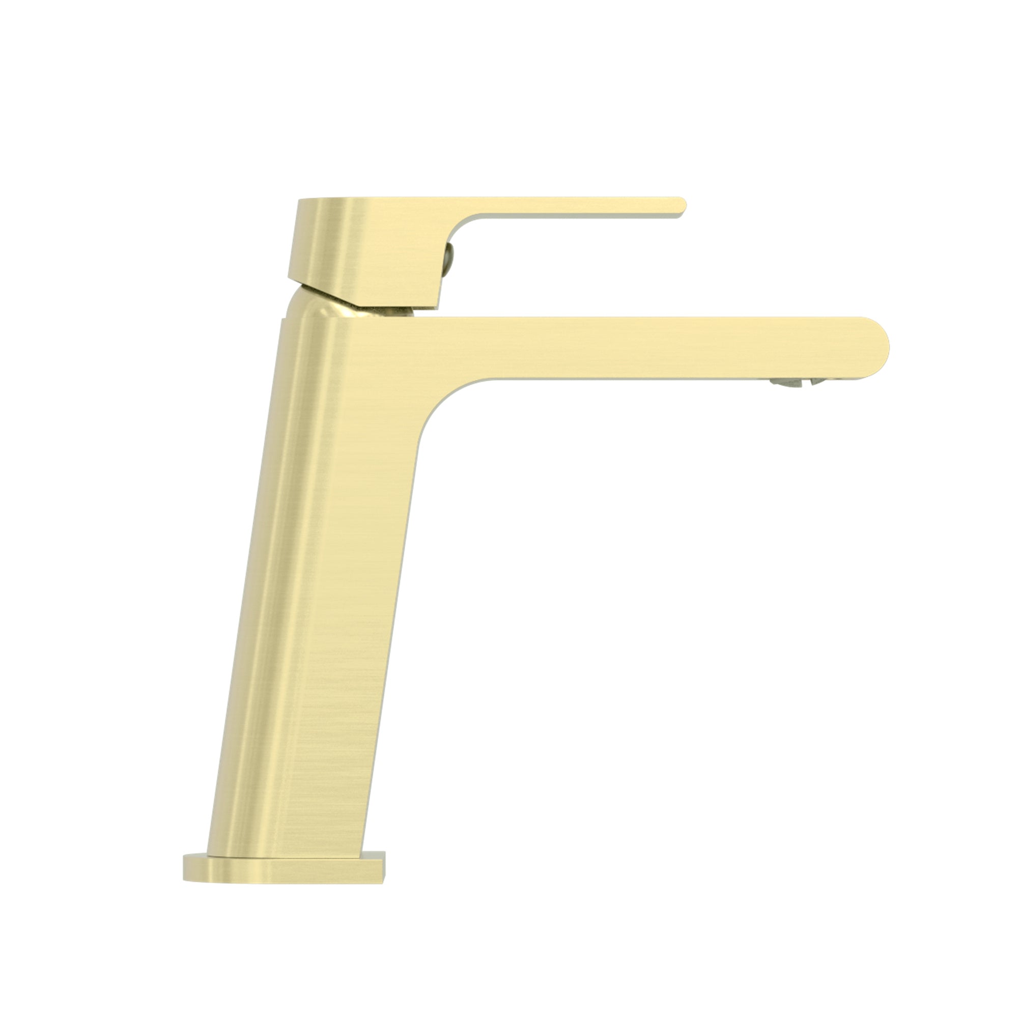 Nero Bianca Basin Mixer Brushed Gold