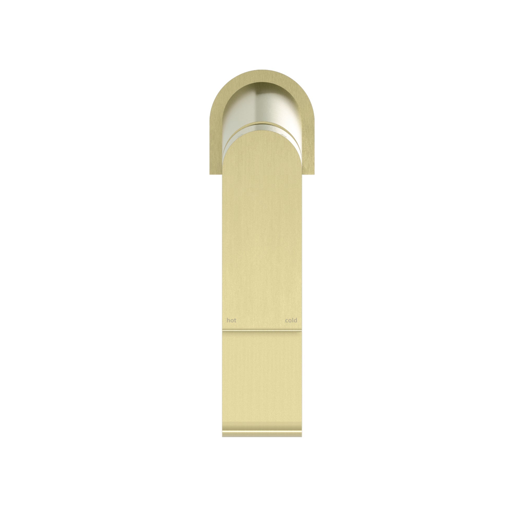 Nero Bianca Basin Mixer Brushed Gold