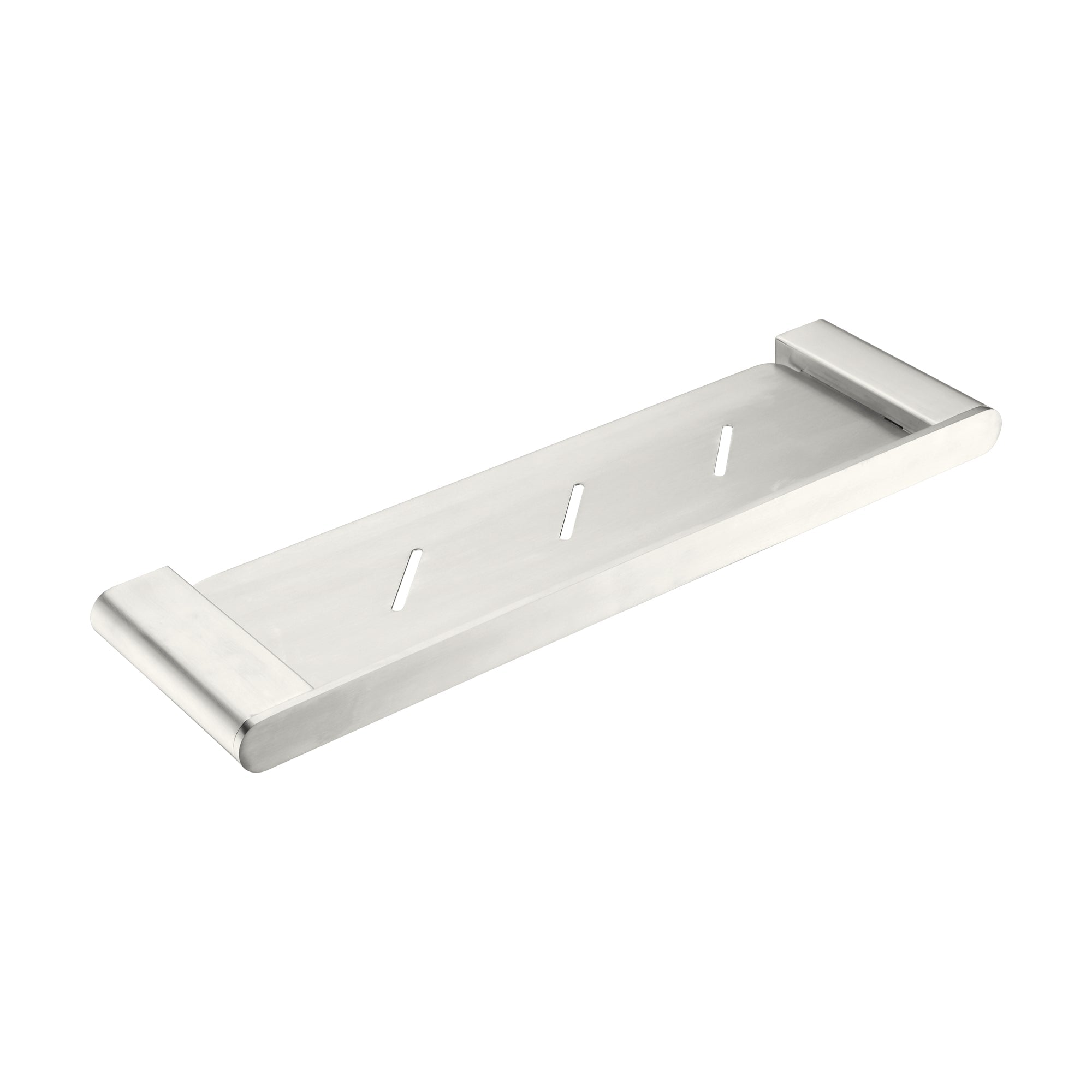 Nero Bianca Metal Shelf - Brushed Nickel