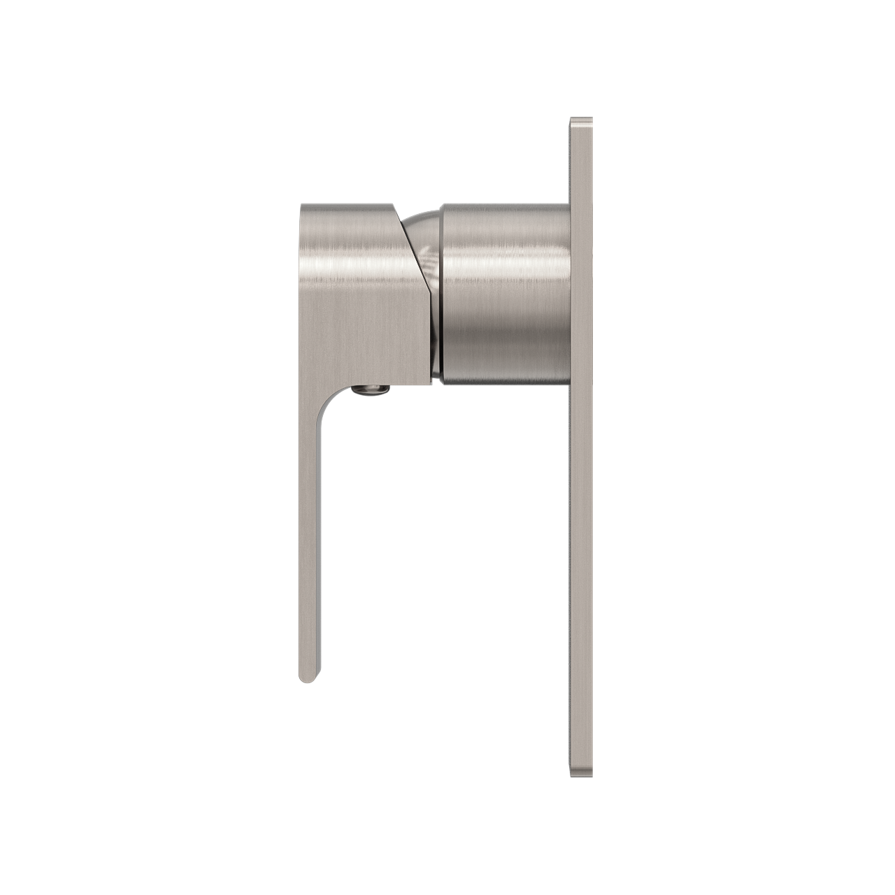 Nero Bianca Shower Mixer - Brushed Nickel