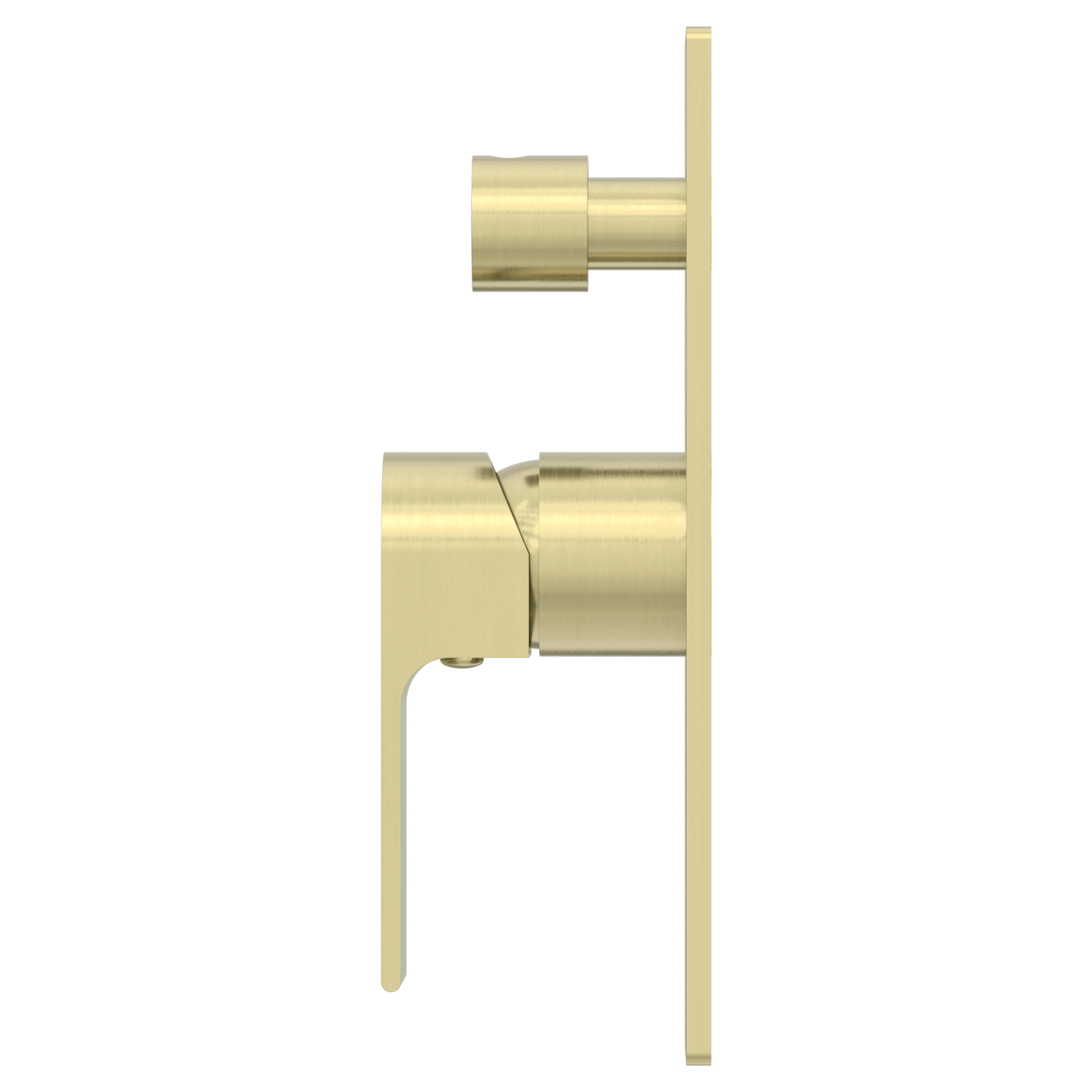 Nero Bianca Shower Mixer With Diverter Brushed Gold