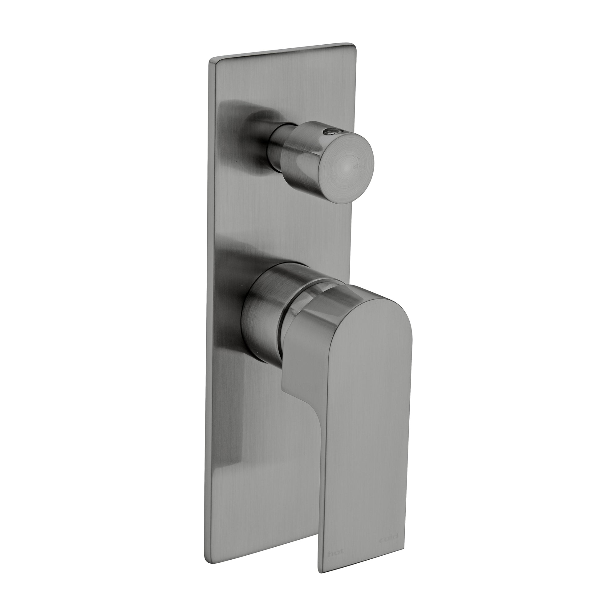 Nero Bianca Shower Mixer With Diverter - Gun Metal Grey