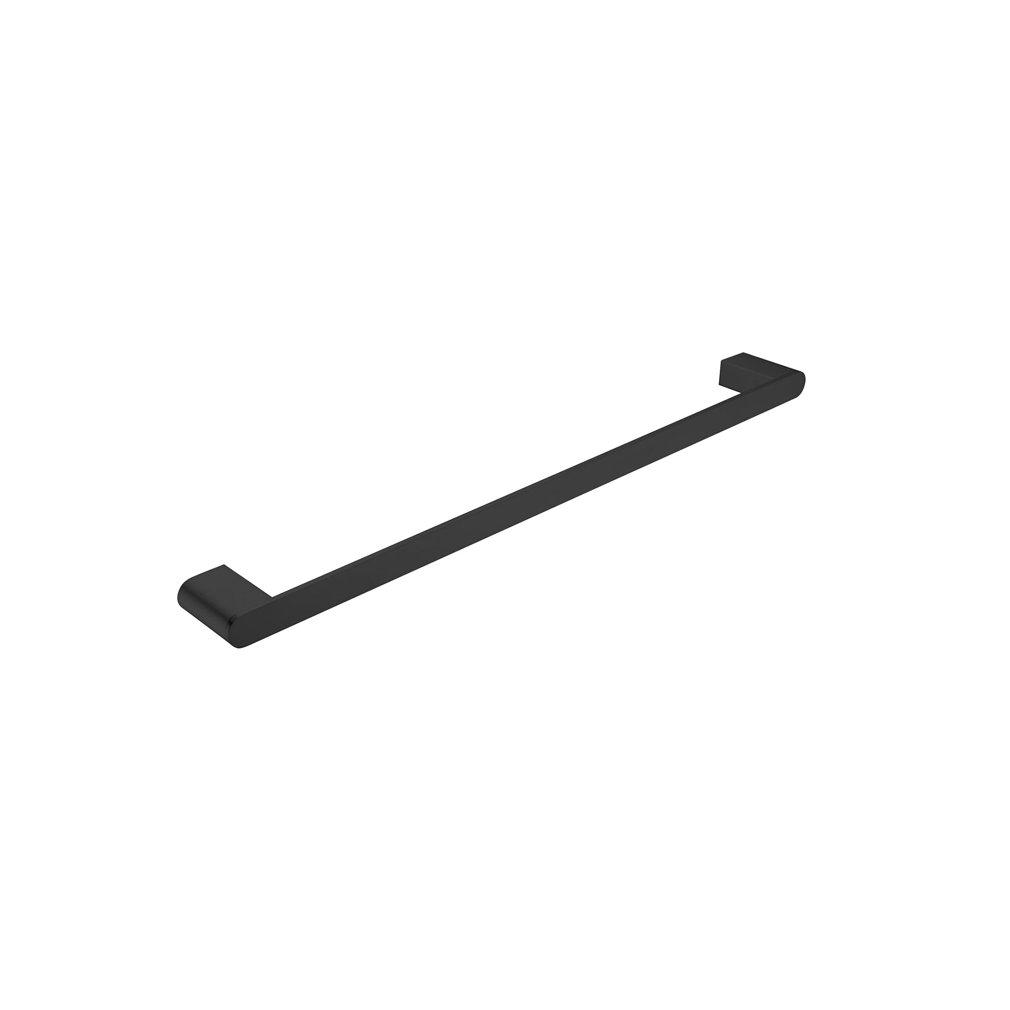 Nero Bianca Single Towel Rail 600mm - Matte Black