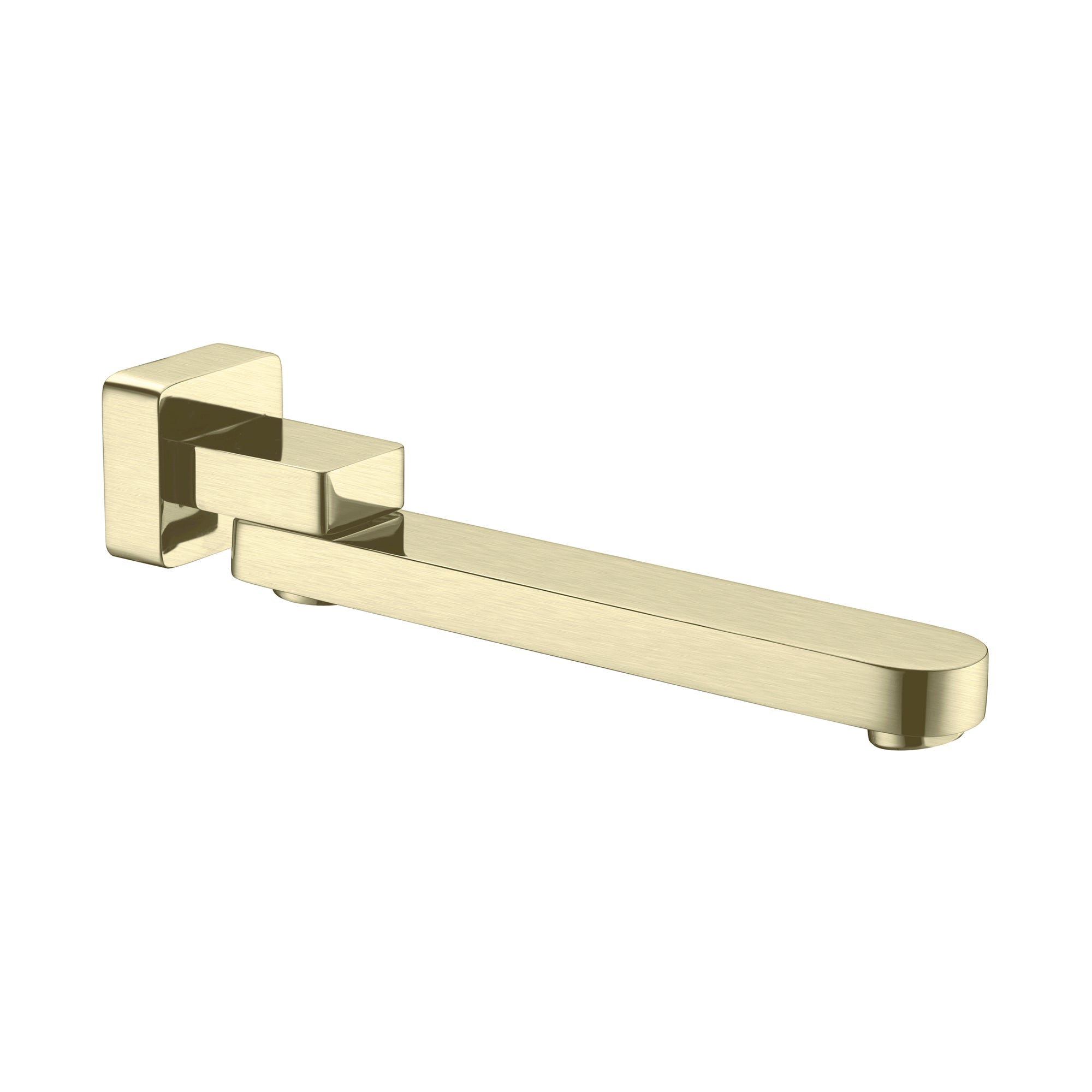 Nero Bianca Swivel Bath Spout - Brushed Gold