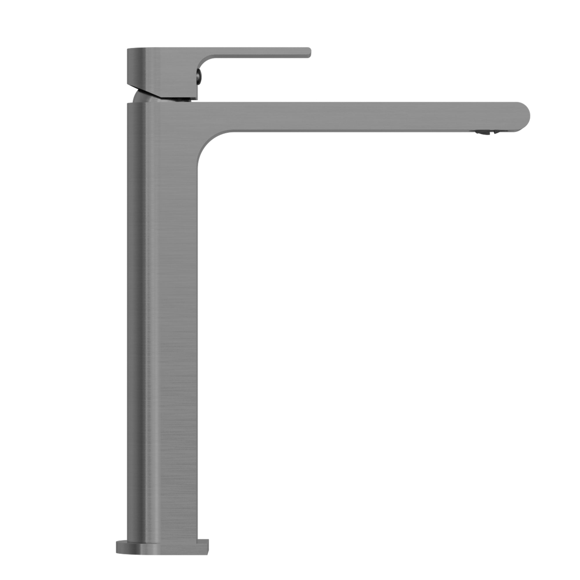 Nero Bianca Tall Basin Mixer - Gun Metal Grey