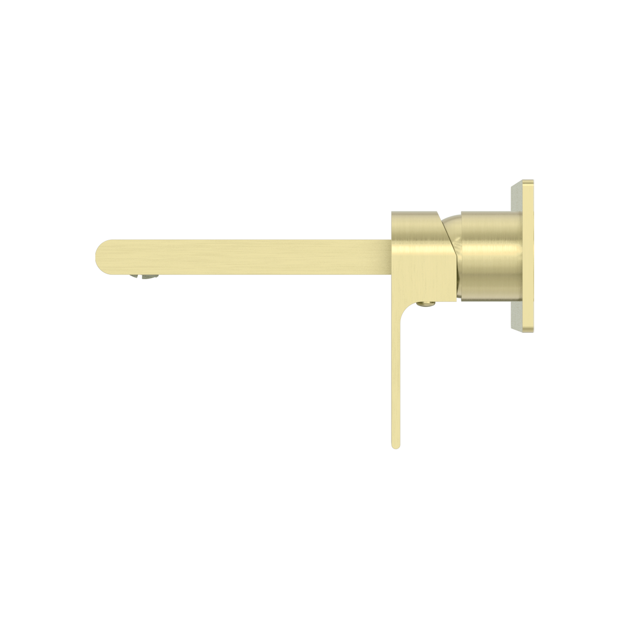 Nero Bianca Wall Basin Mixer Brushed Gold