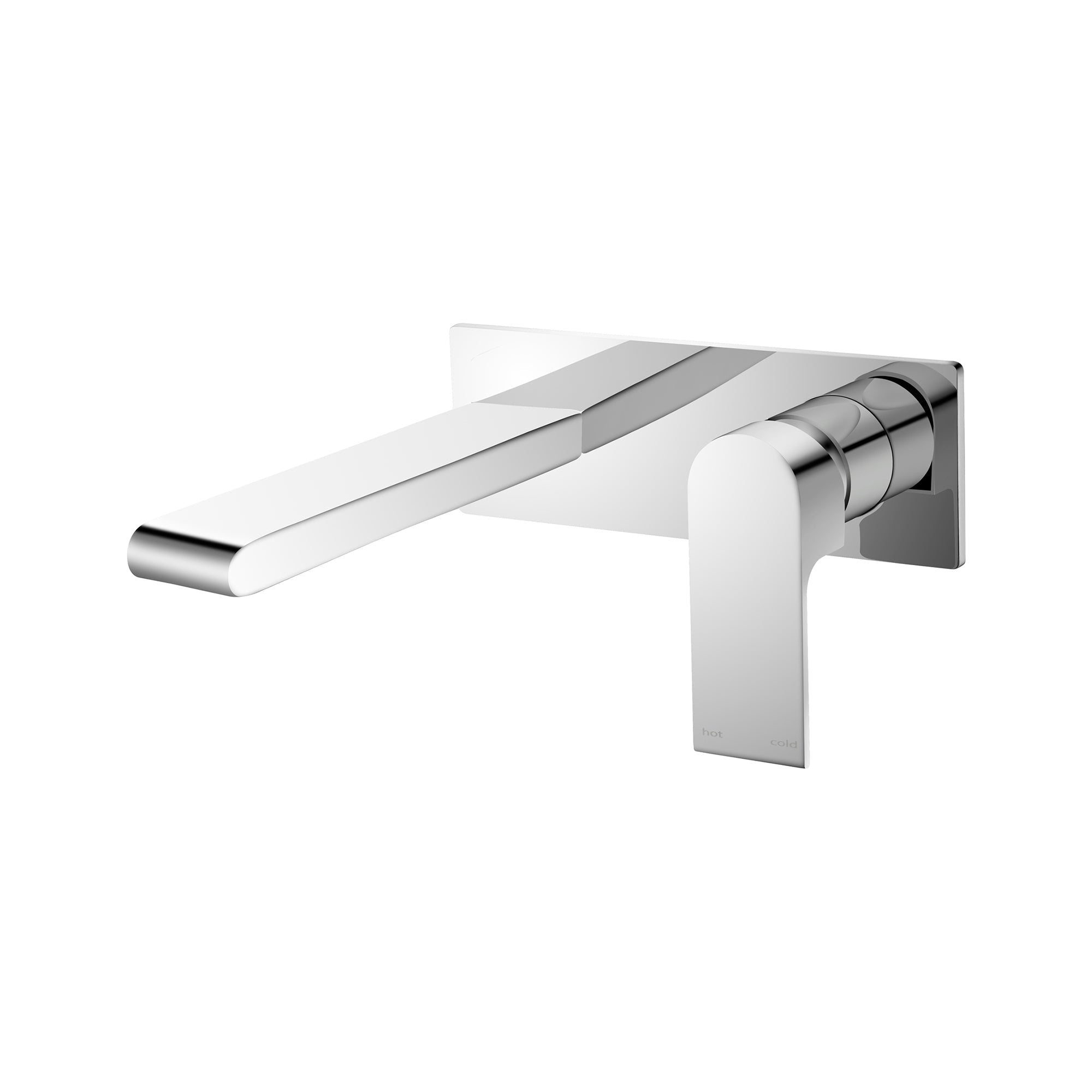 Nero Bianca Wall Basin Mixer - Chrome