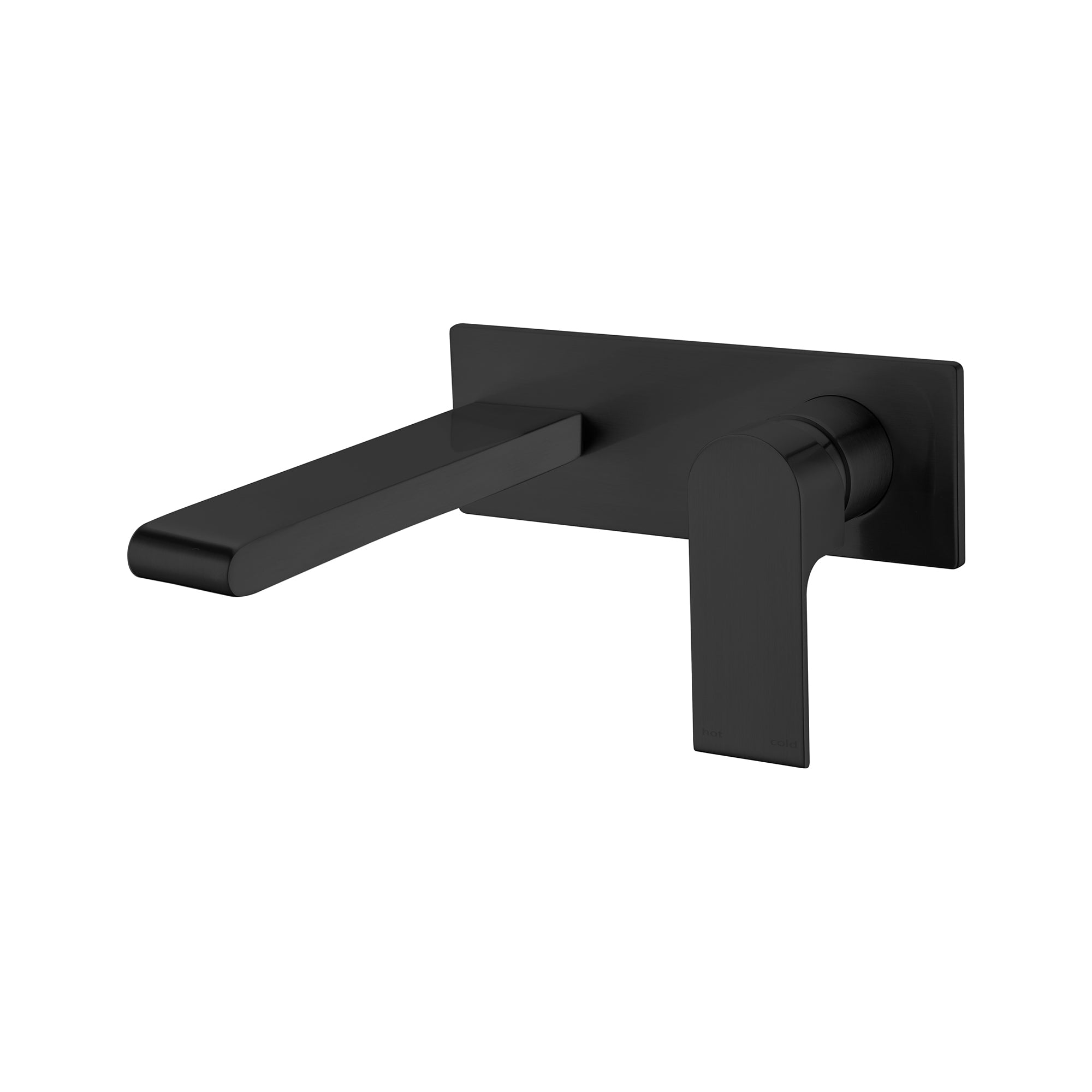 Nero Bianca Wall Basin Mixer - Matte Black