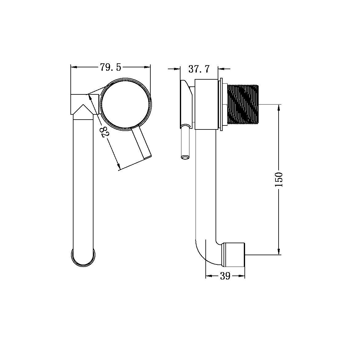 Nero Caravan Mixer Tap - Chrome