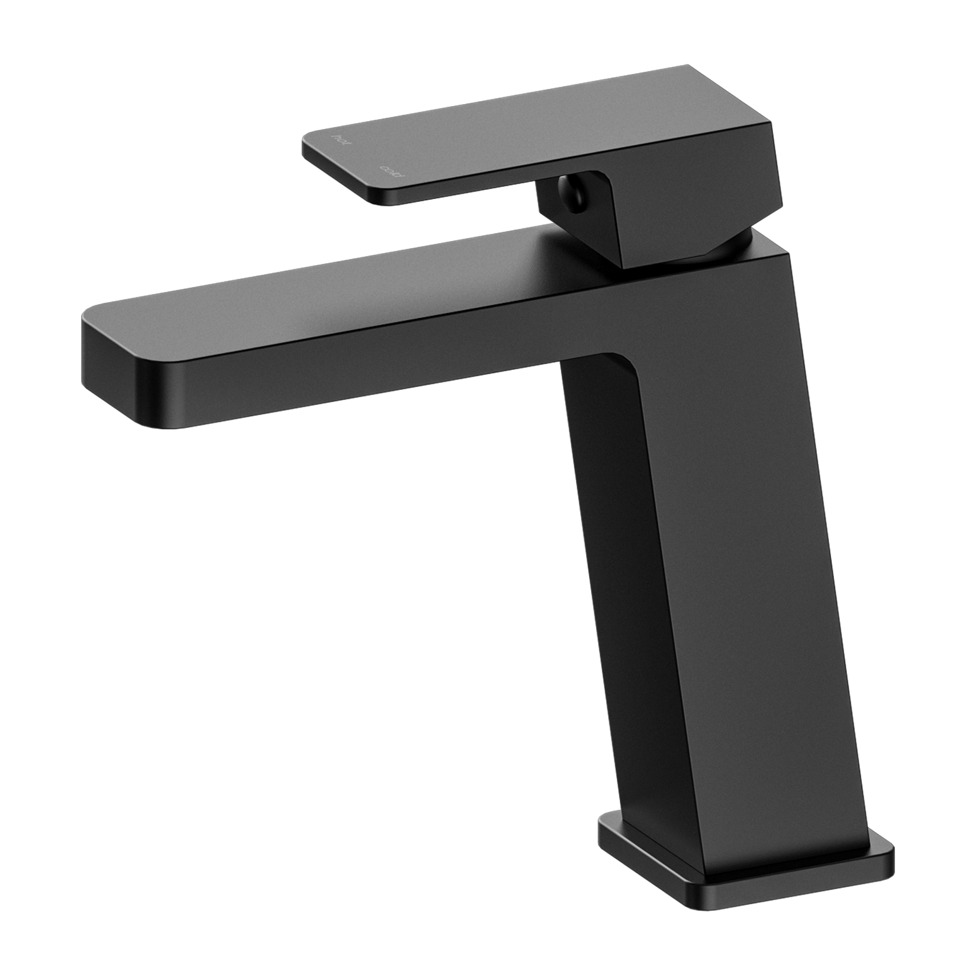 Nero Celia Angle Basin Mixer - Matte Black