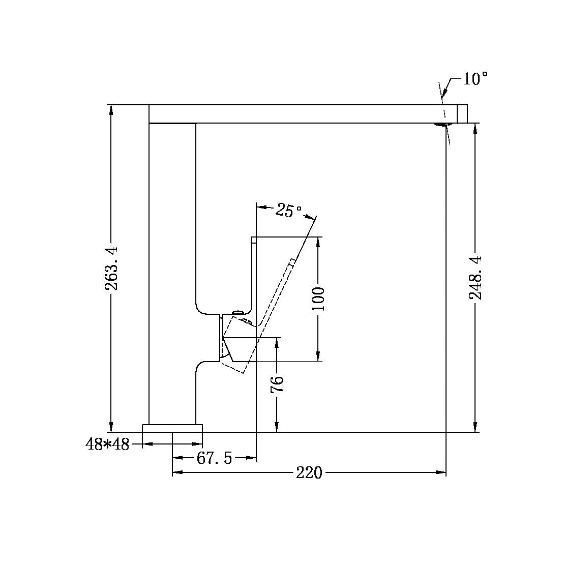 Nero Celia Kitchen Mixer - Brushed Nickel