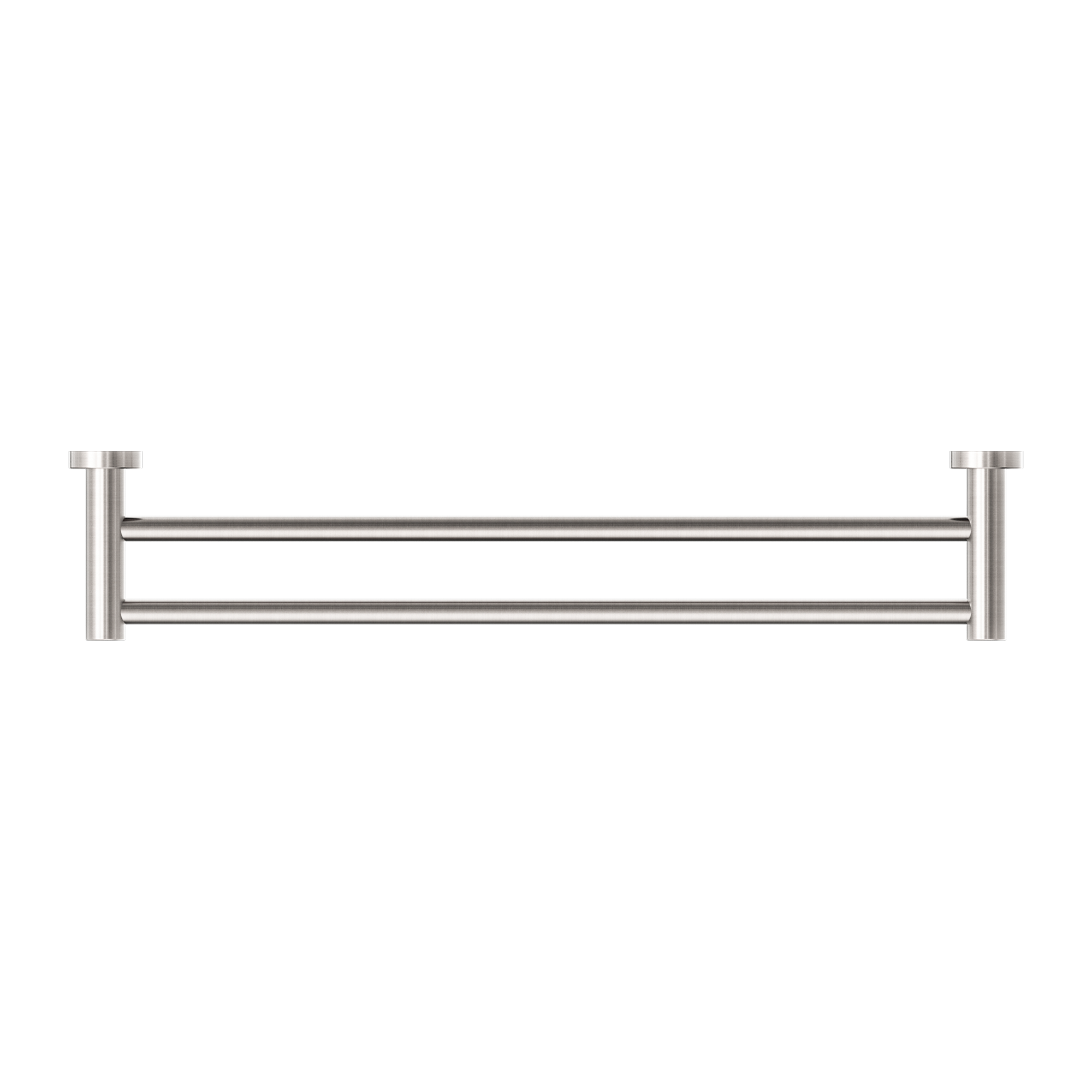 Nero Dolce Double Towel Rail 600mm - Brushed Nickel