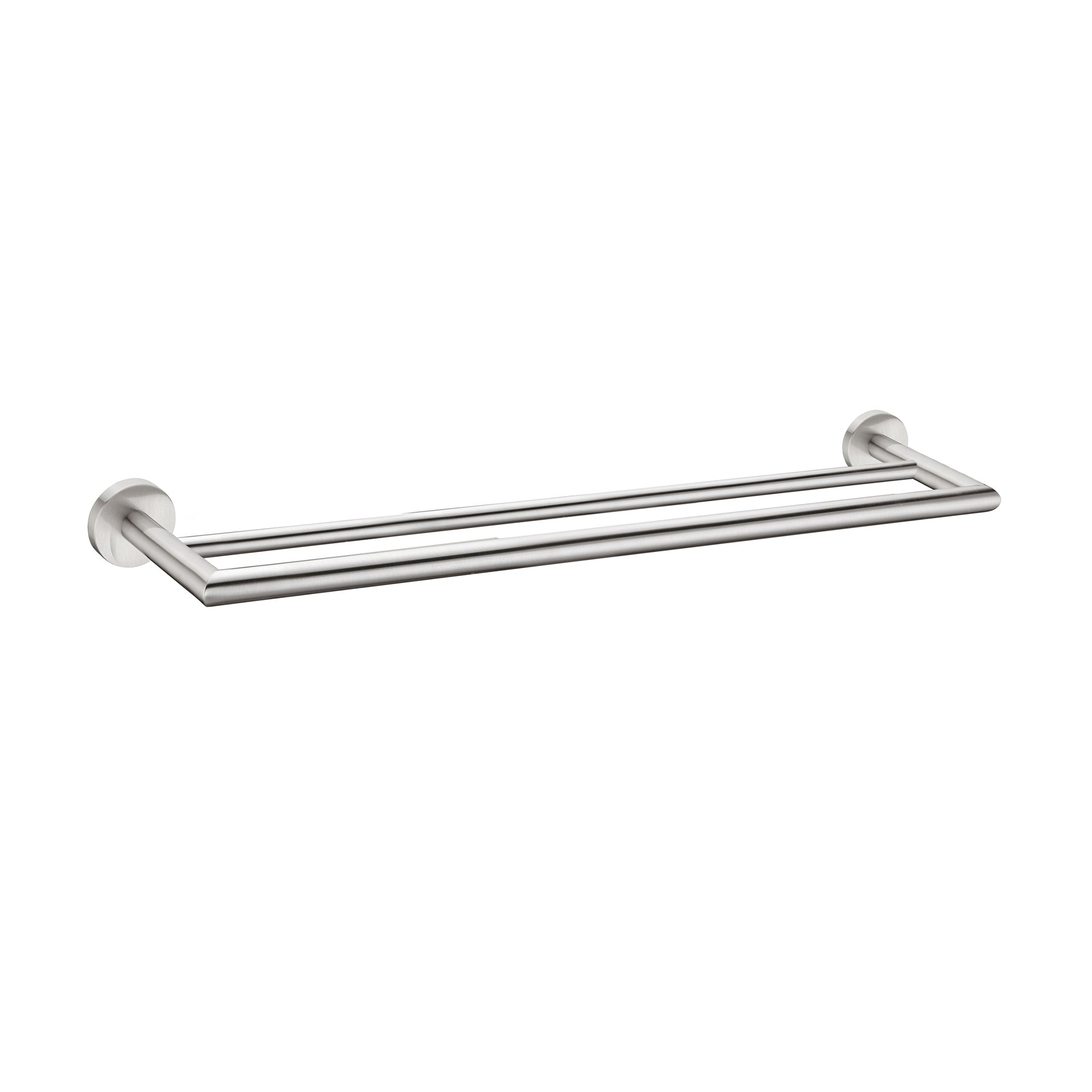 Nero Dolce Double Towel Rail 700mm - Brushed Nickel