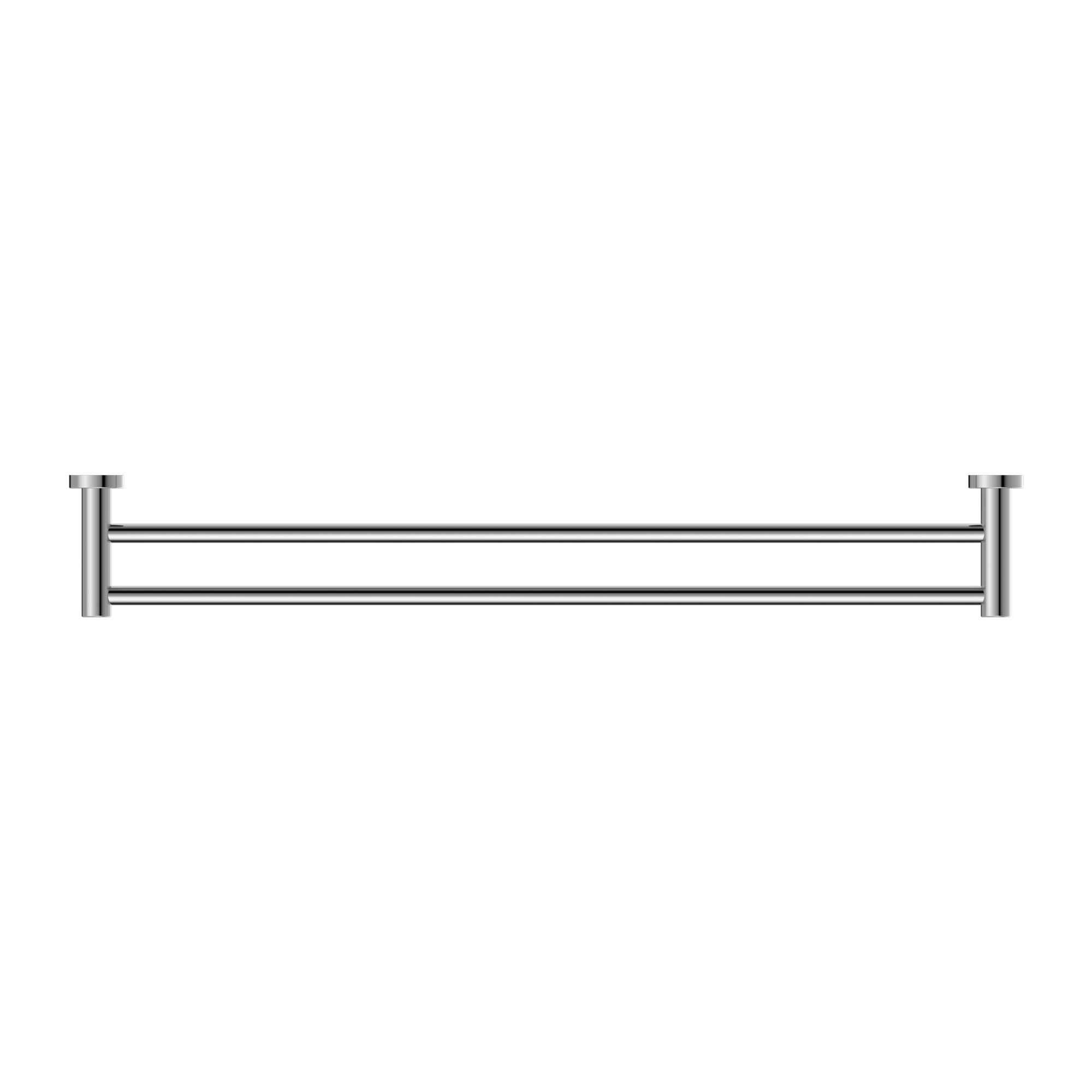 Nero Dolce Double Towel Rail 800mm - Chrome