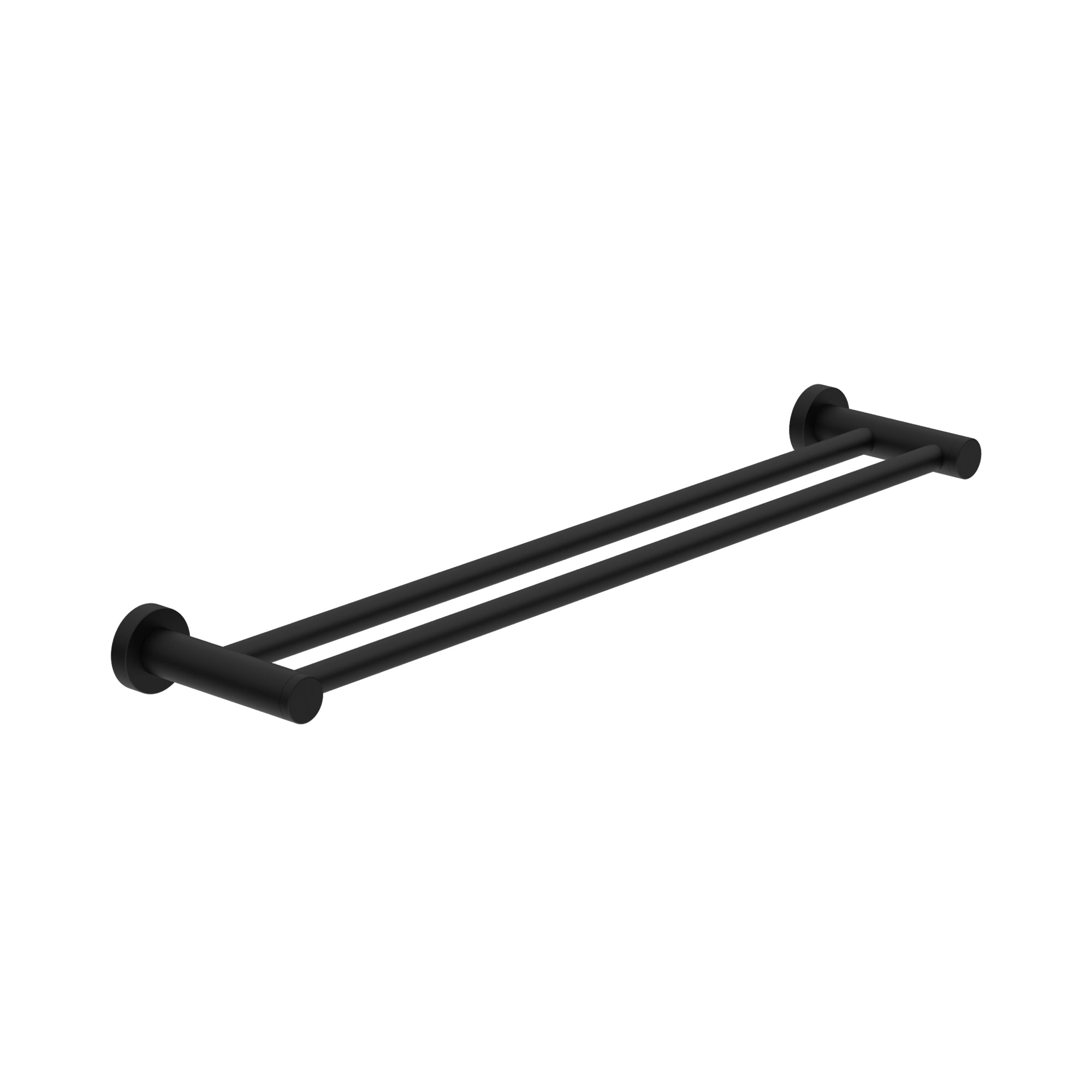 Nero Dolce Double Towel Rail 800mm - Matte Black