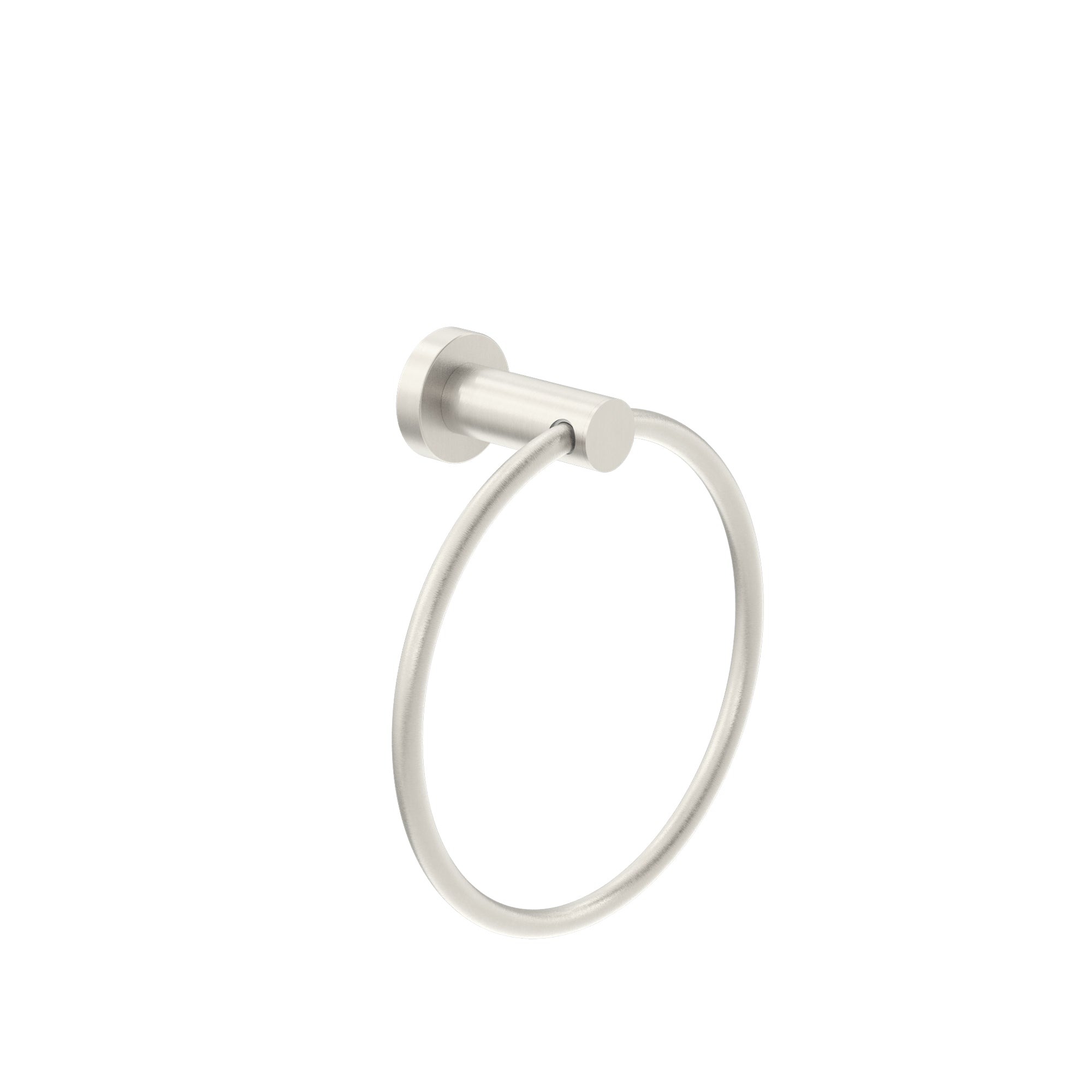 Nero Dolce Hand Towel Ring - Brushed Nickel