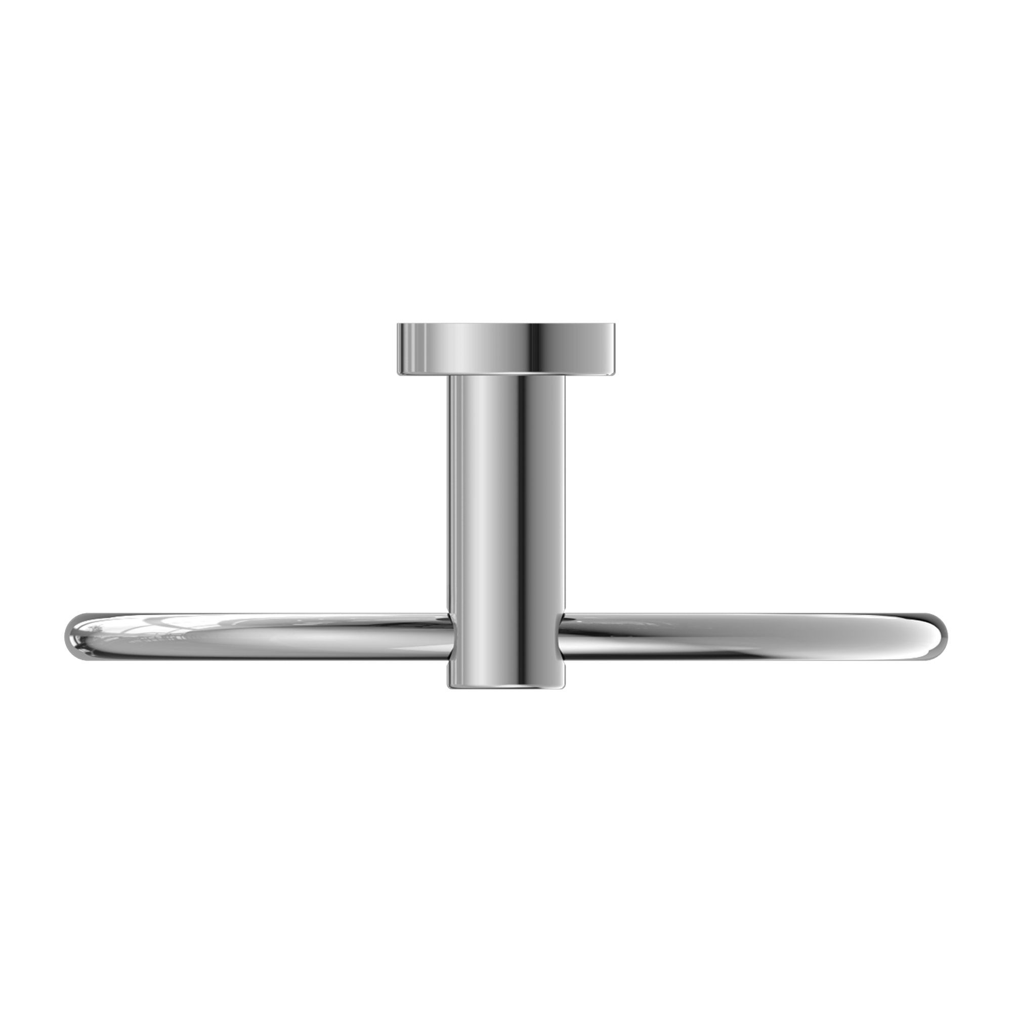 Nero Dolce Hand Towel Ring - Chrome