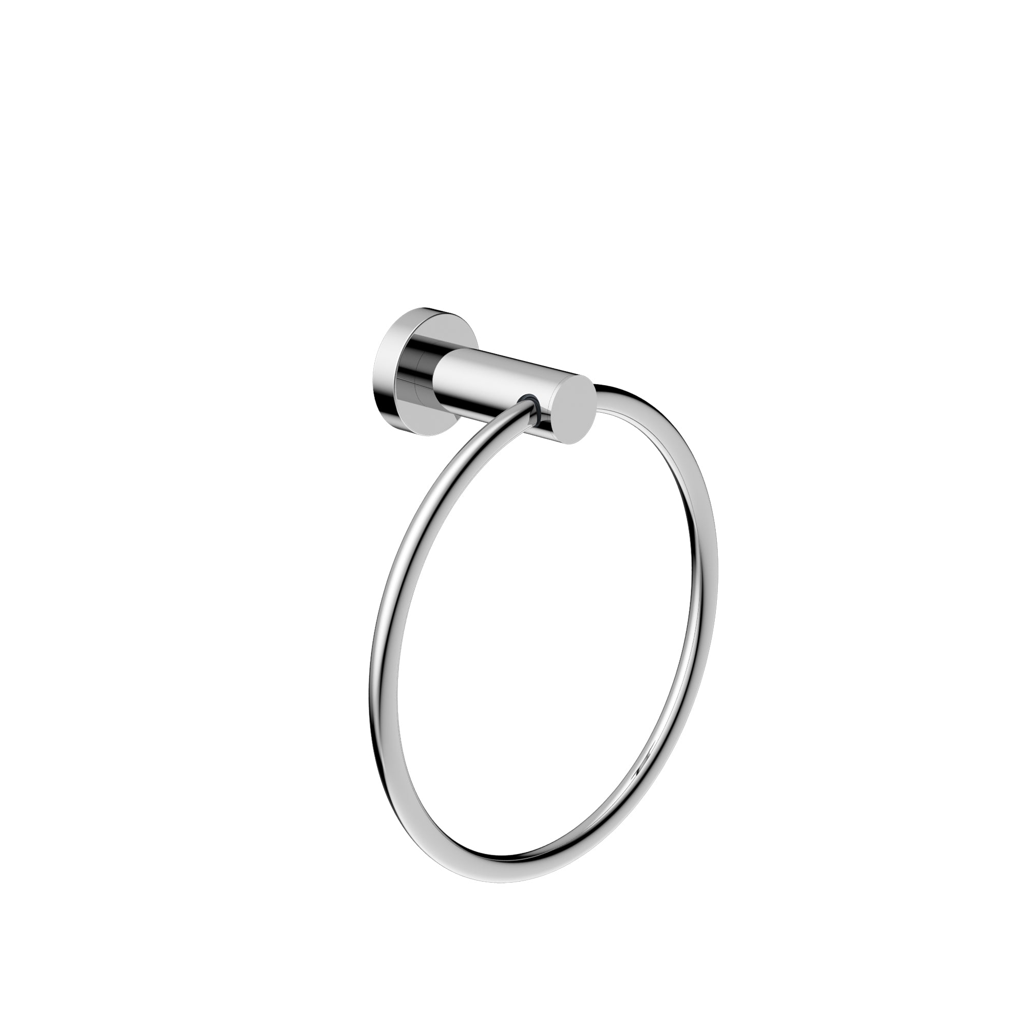 Nero Dolce Hand Towel Ring - Chrome