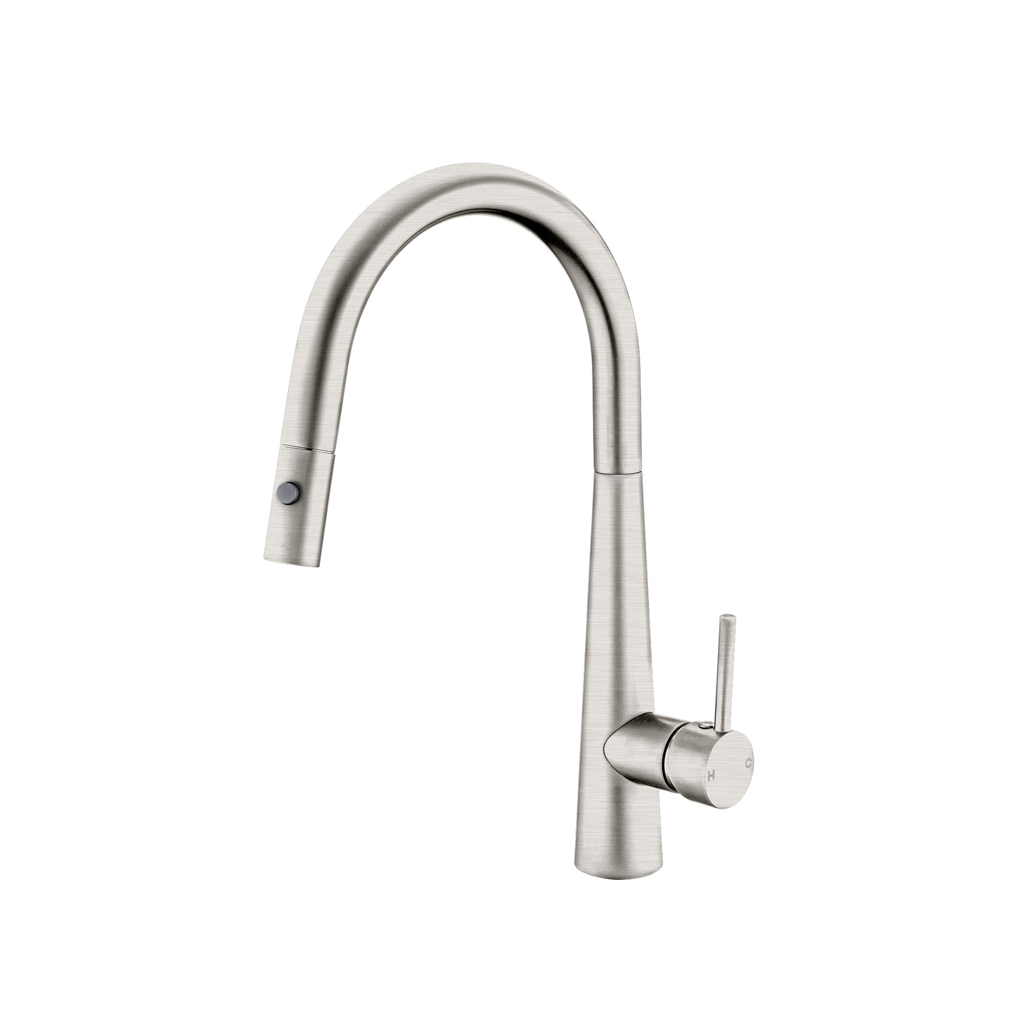Lock Out Mixer Nero Dolce Pull Out Sink Mixer With Vegie Spray Function - Brushed Nic ...