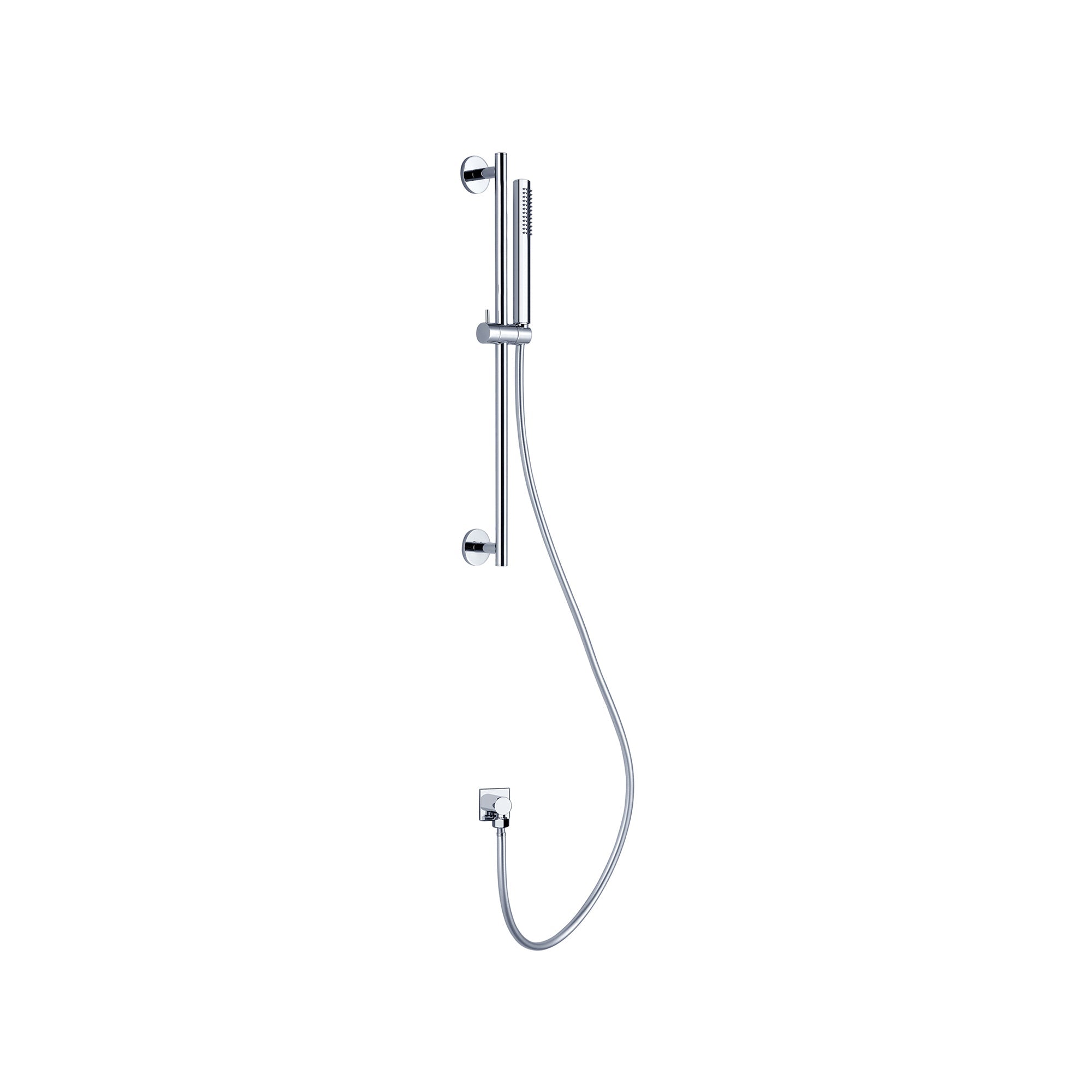 Nero Dolce Shower Rail With Slim Hand Shower - Chrome