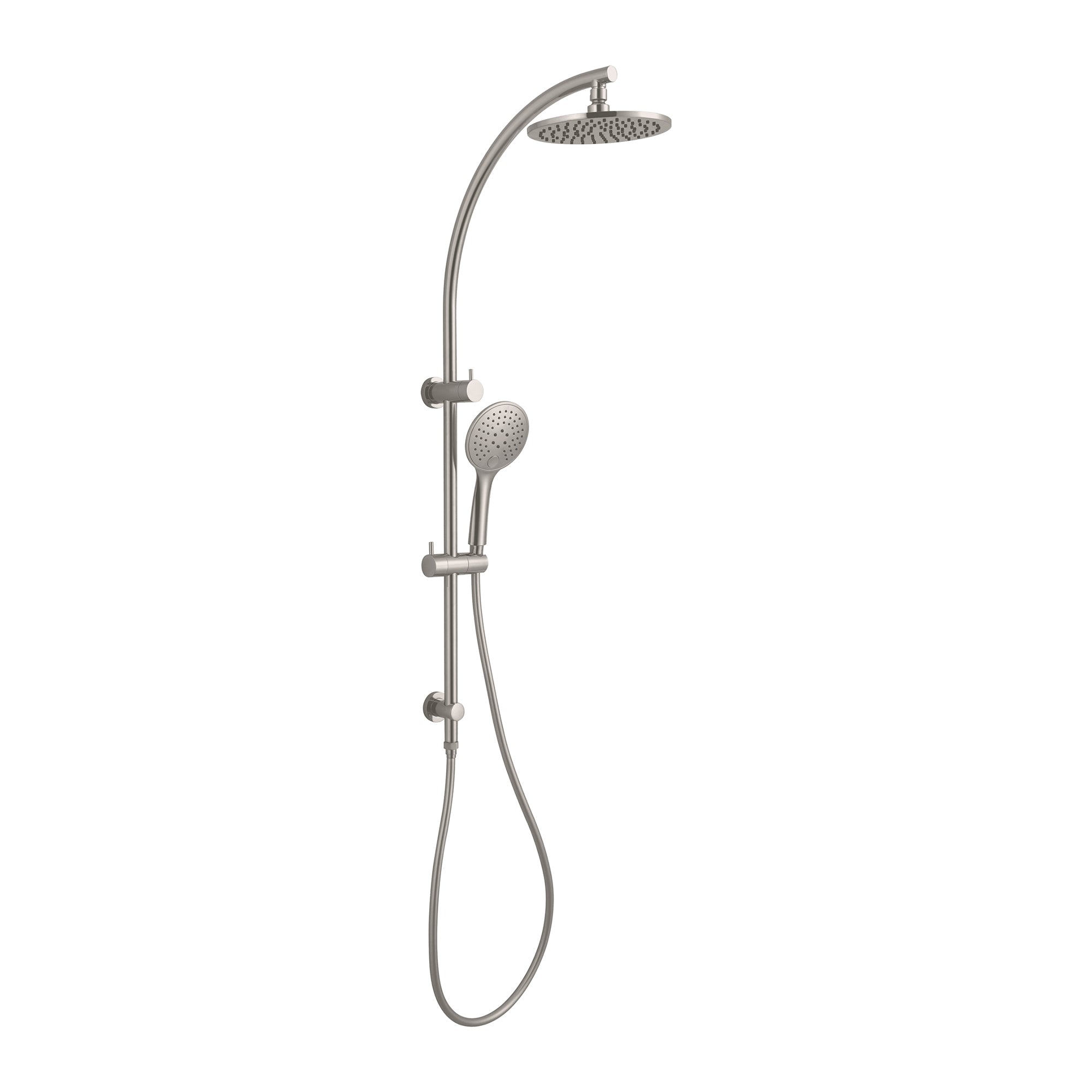 Nero Dolce Shower Set - Brushed Nickel