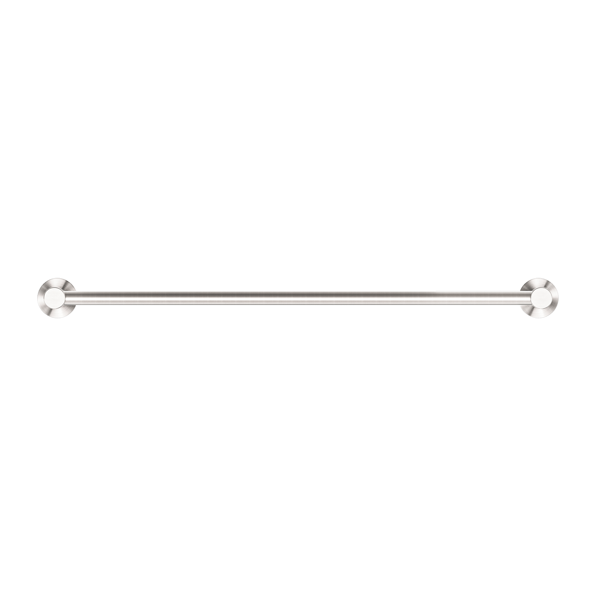 Nero Dolce Single Towel Rail 600mm - Brushed Nickel