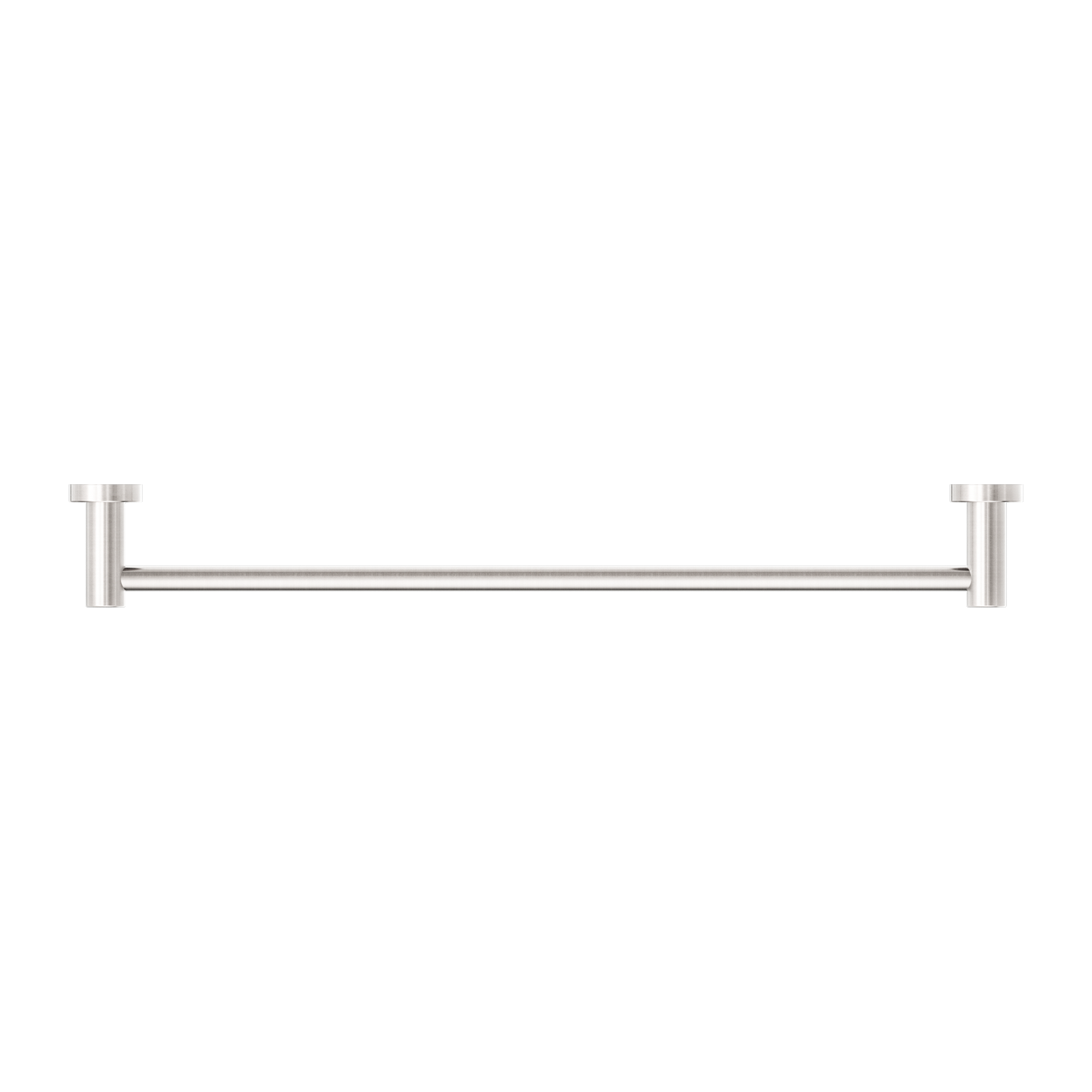 Nero Dolce Single Towel Rail 600mm - Brushed Nickel