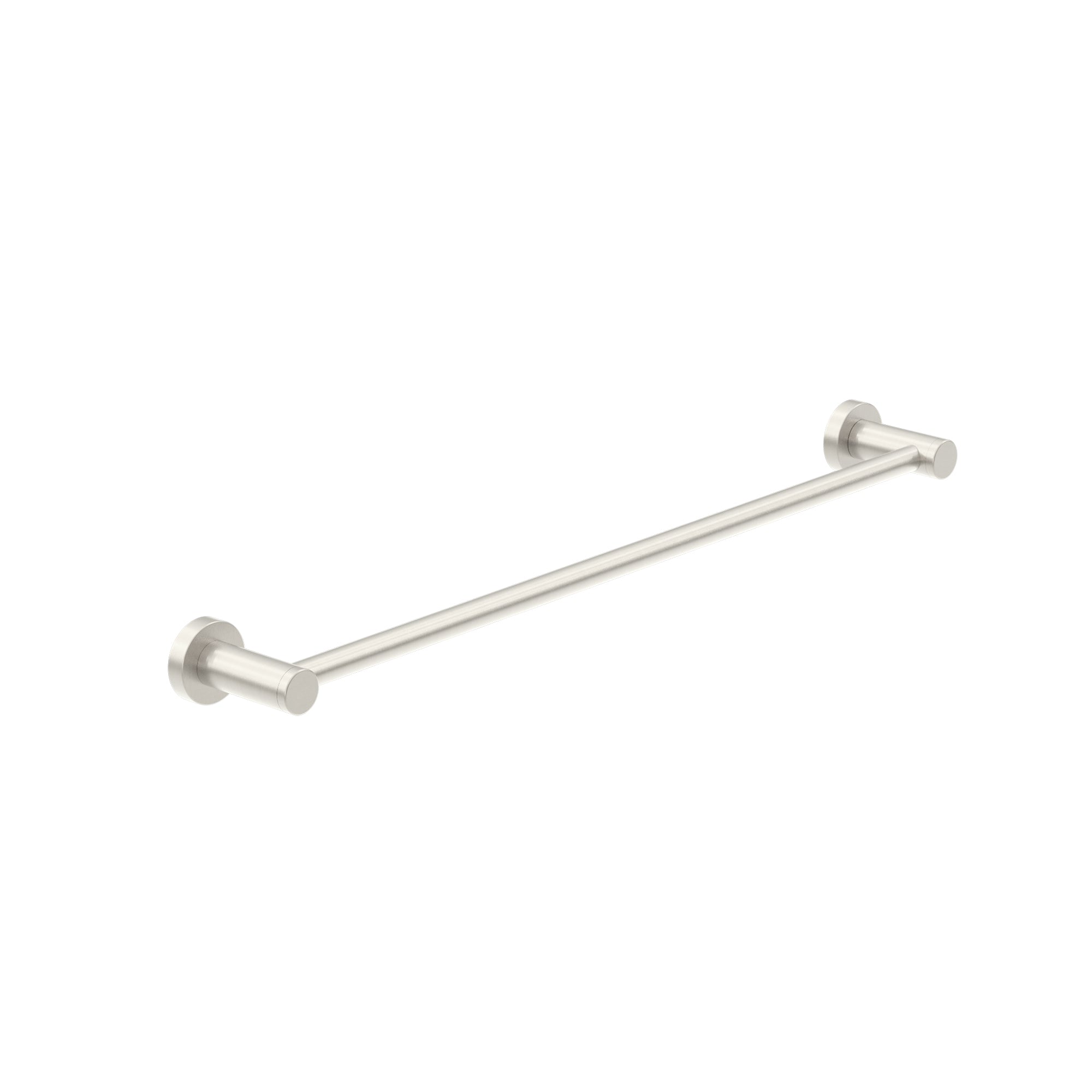 Nero Dolce Single Towel Rail 600mm - Brushed Nickel