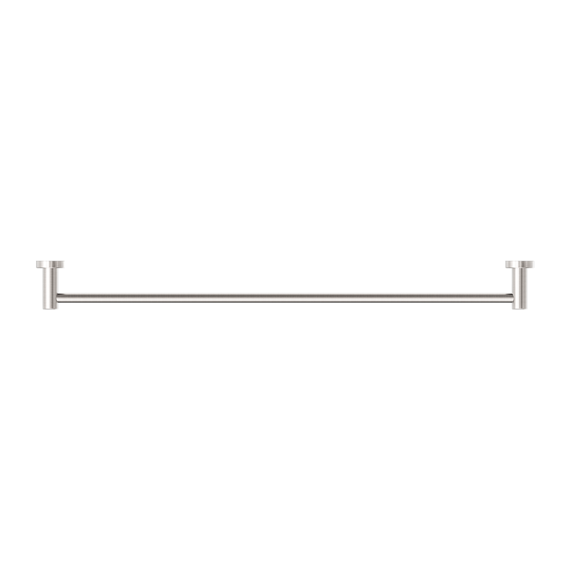 Nero Dolce Single Towel Rail 800mm - Brushed Nickel