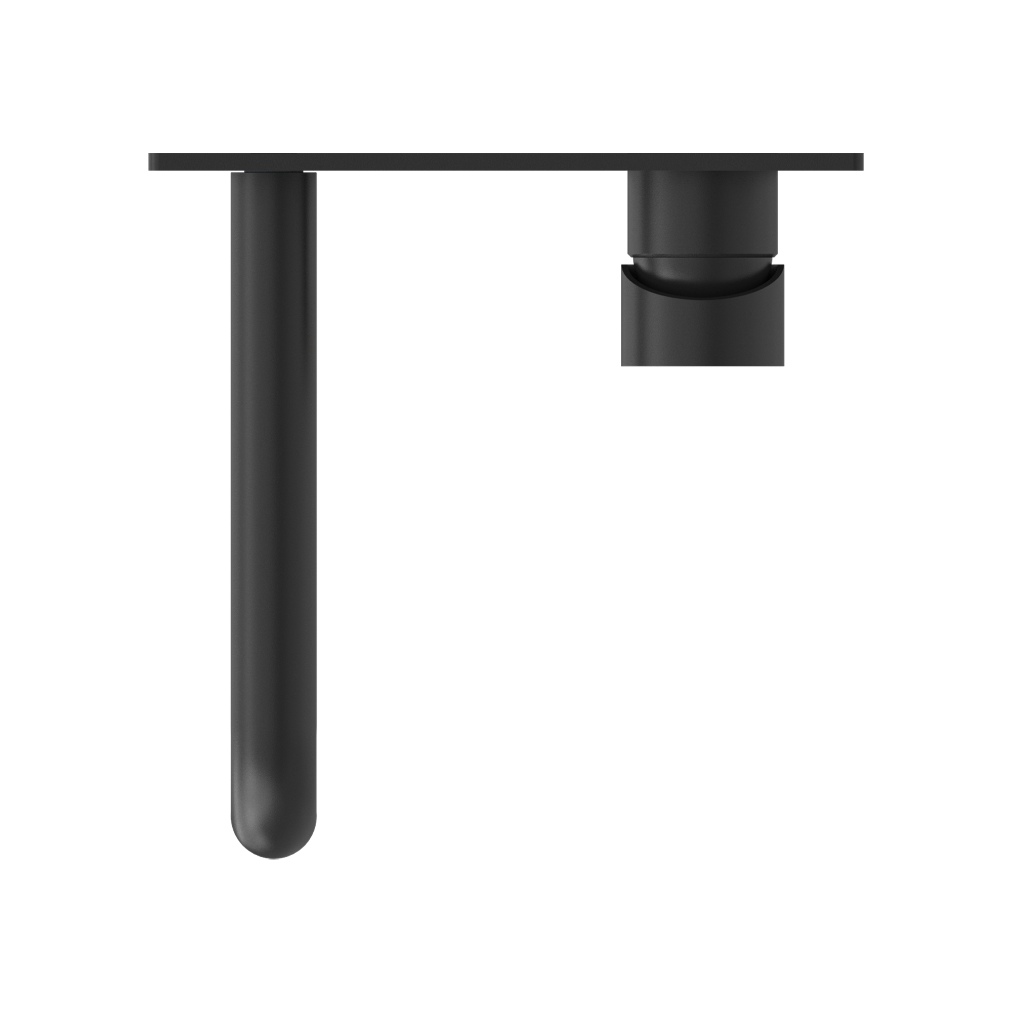 Nero Dolce Wall Basin Mixer - Matte Black