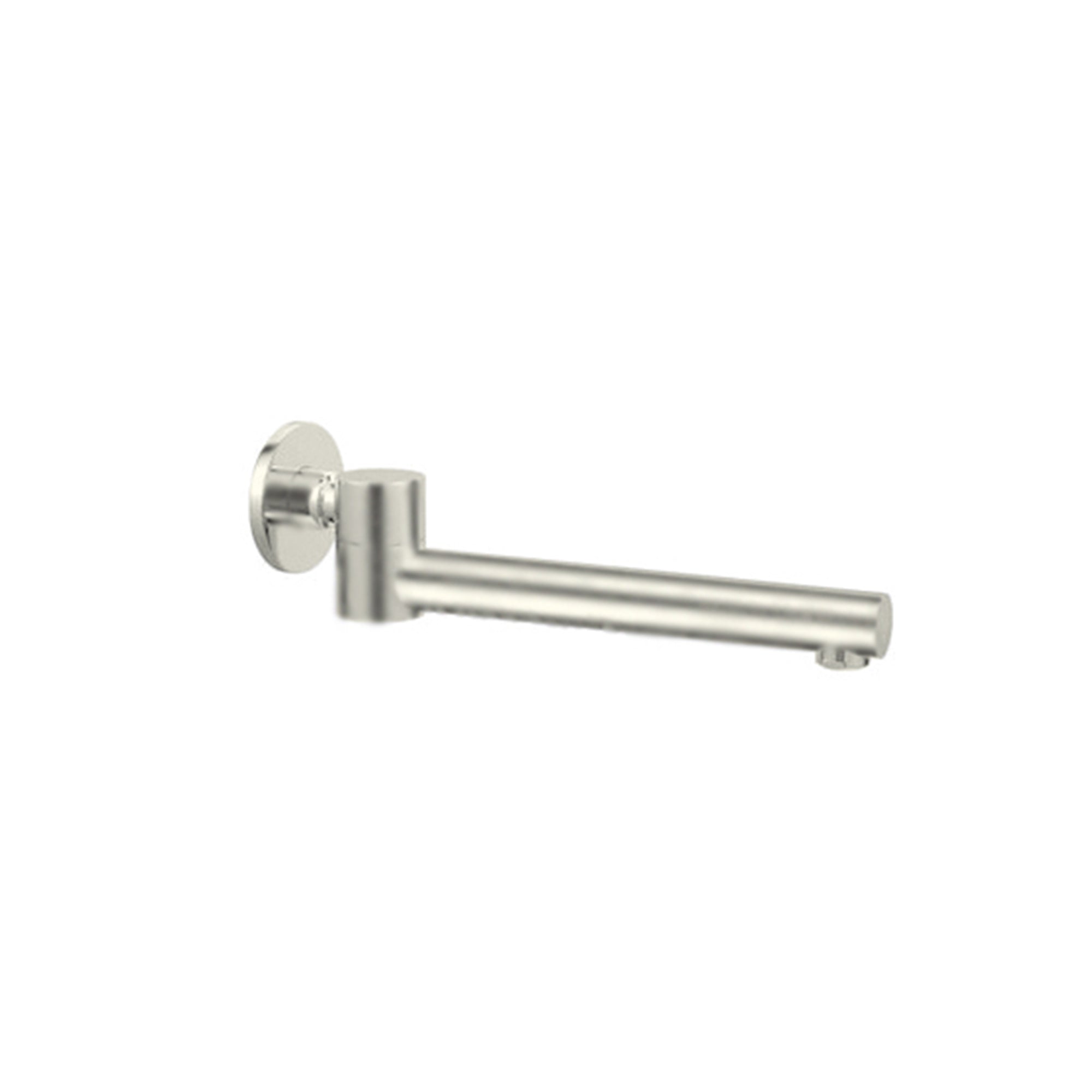 Nero Dolce Wall Mounted Swivel Bath Spout - Brushed Nickel