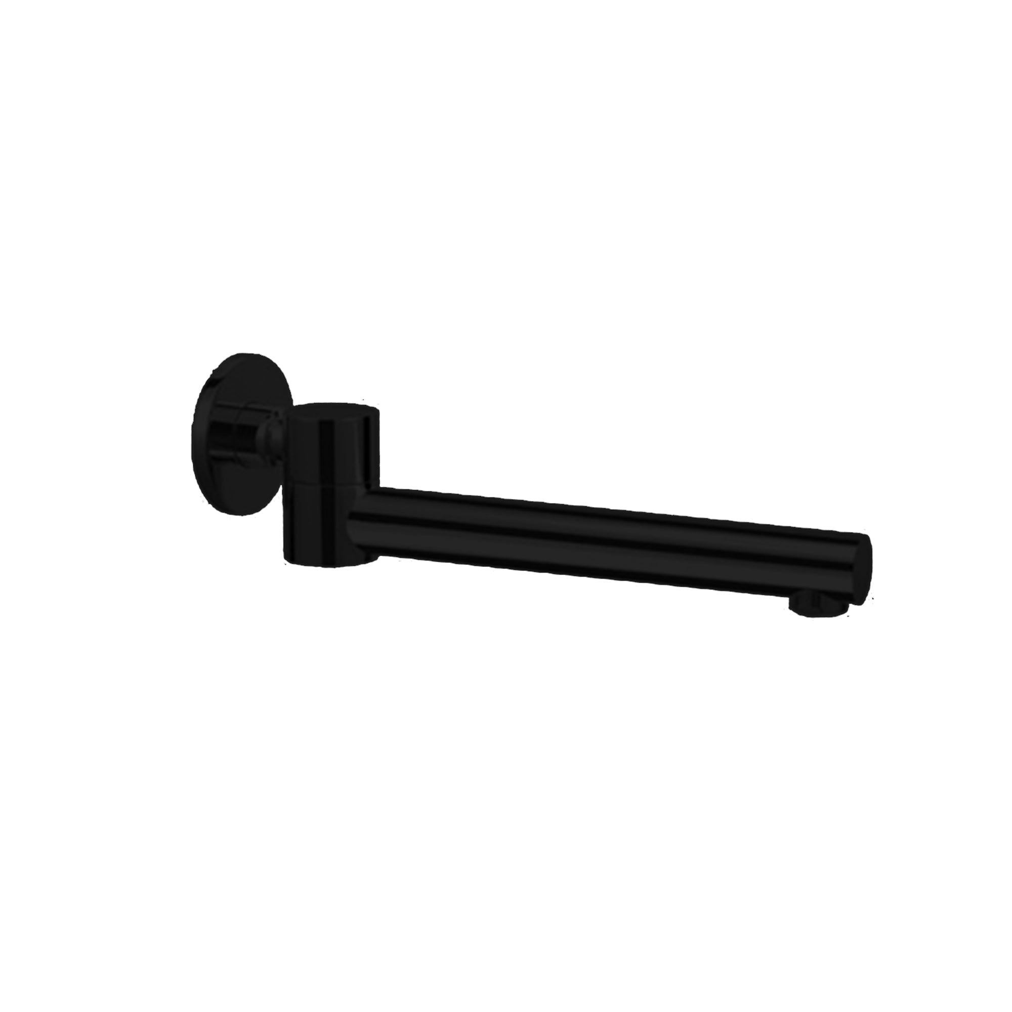 Nero Dolce Wall Mounted Swivel Bath Spout - Matte Black