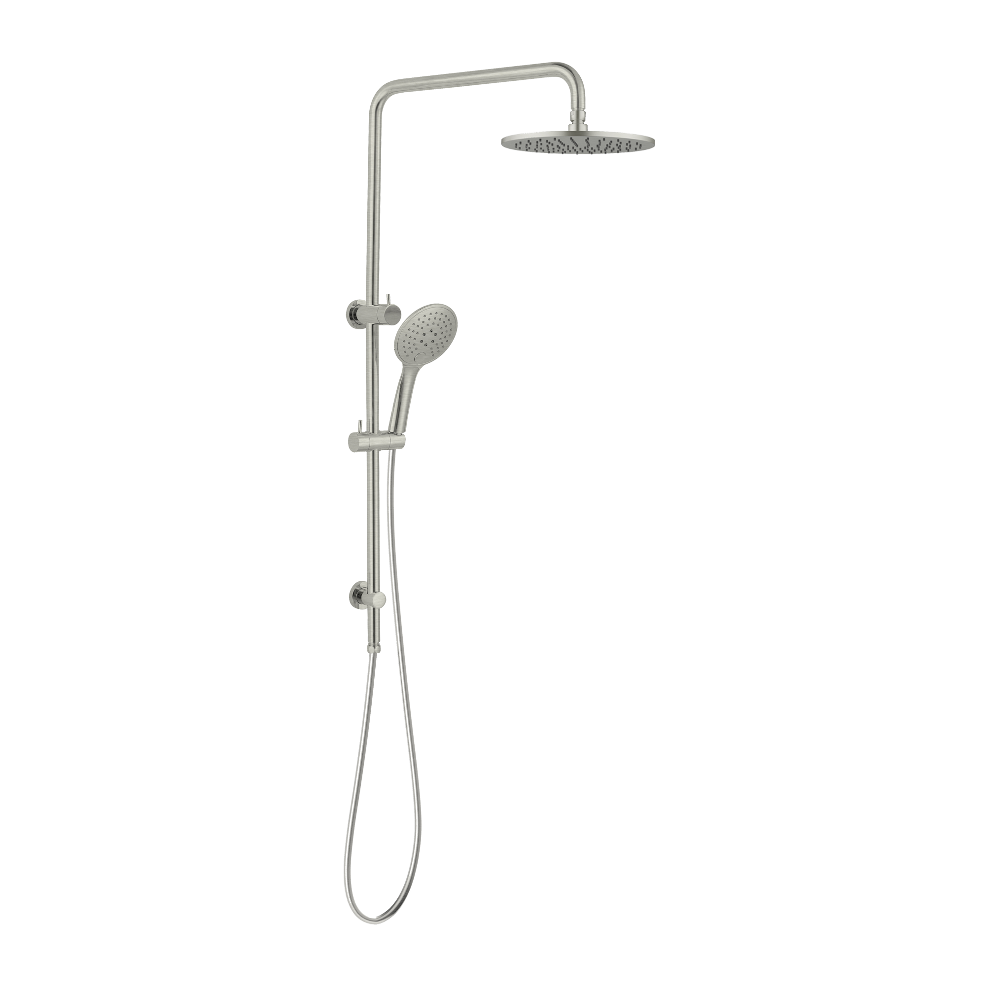 Nero Dolce/Mecca Shower Set - Brushed Nickel